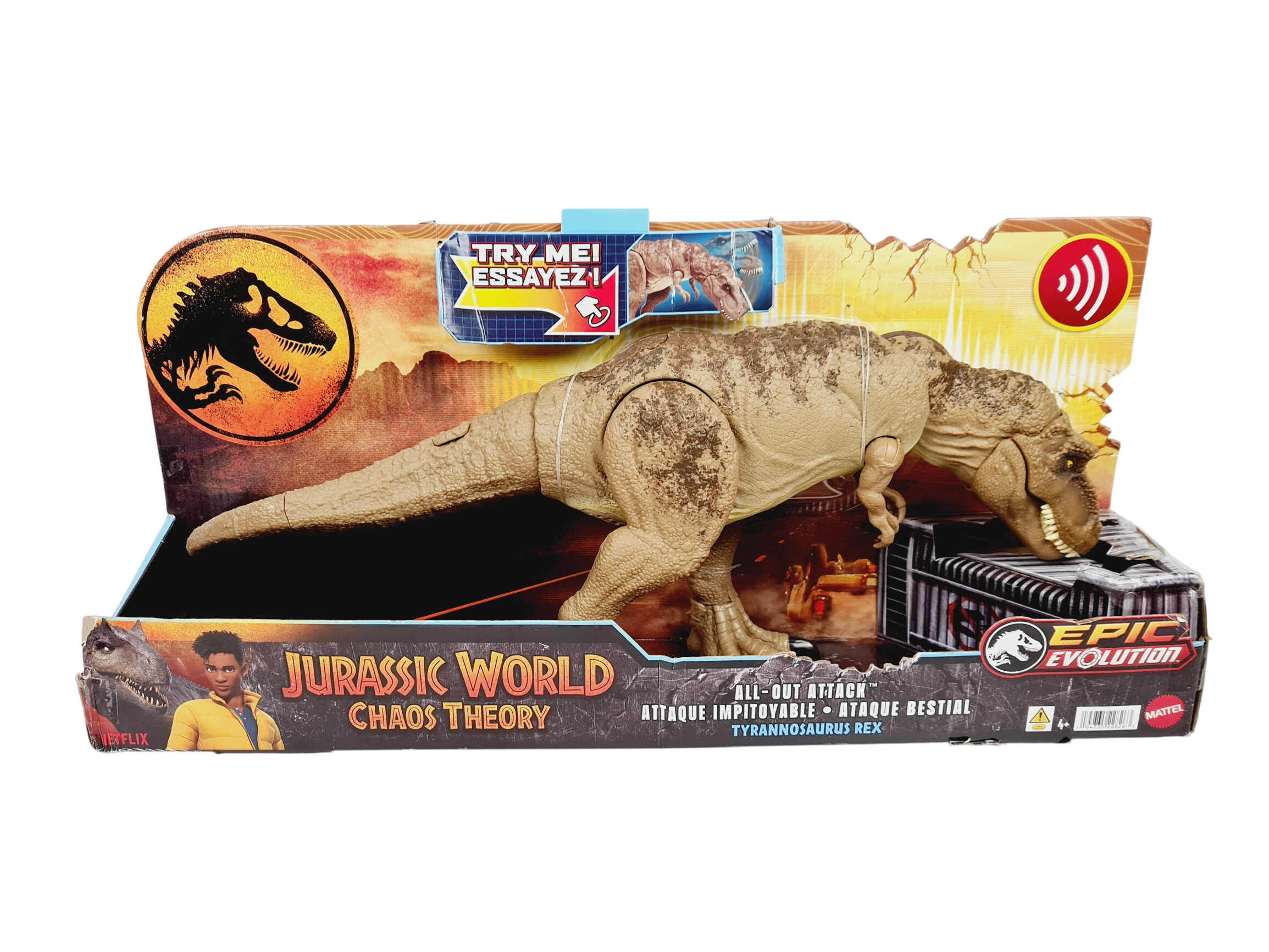 Acheter Figurine - T-rex attaque Suprême Jurassic World - Mattel - 4 ans + Comme neuf - 35,00 € Figurine - T-rex attaque Suprême Jurassic World - Mattel - 4 ans + Comme neuf - reconditionné disponible sur Label Emmaüs